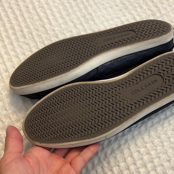 Cole Haan Dark Blue Loafers - Picture 6 of 9